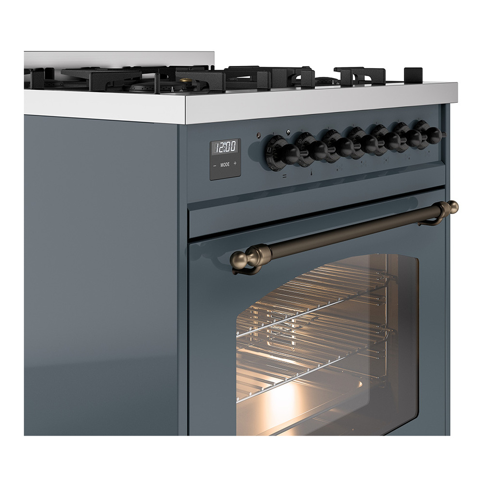 ILVE_UP30NMPBGBLP_Nostalgie_II_30"_Dual_Fuel_Range_details