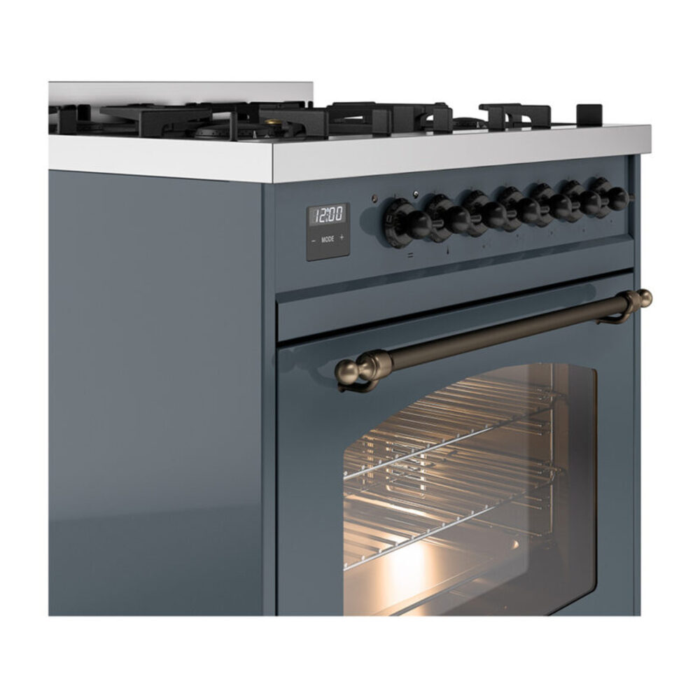 ILVE_UP30NMPBGB_Nostalgie_II_30"_Dual_Fuel_Range_details