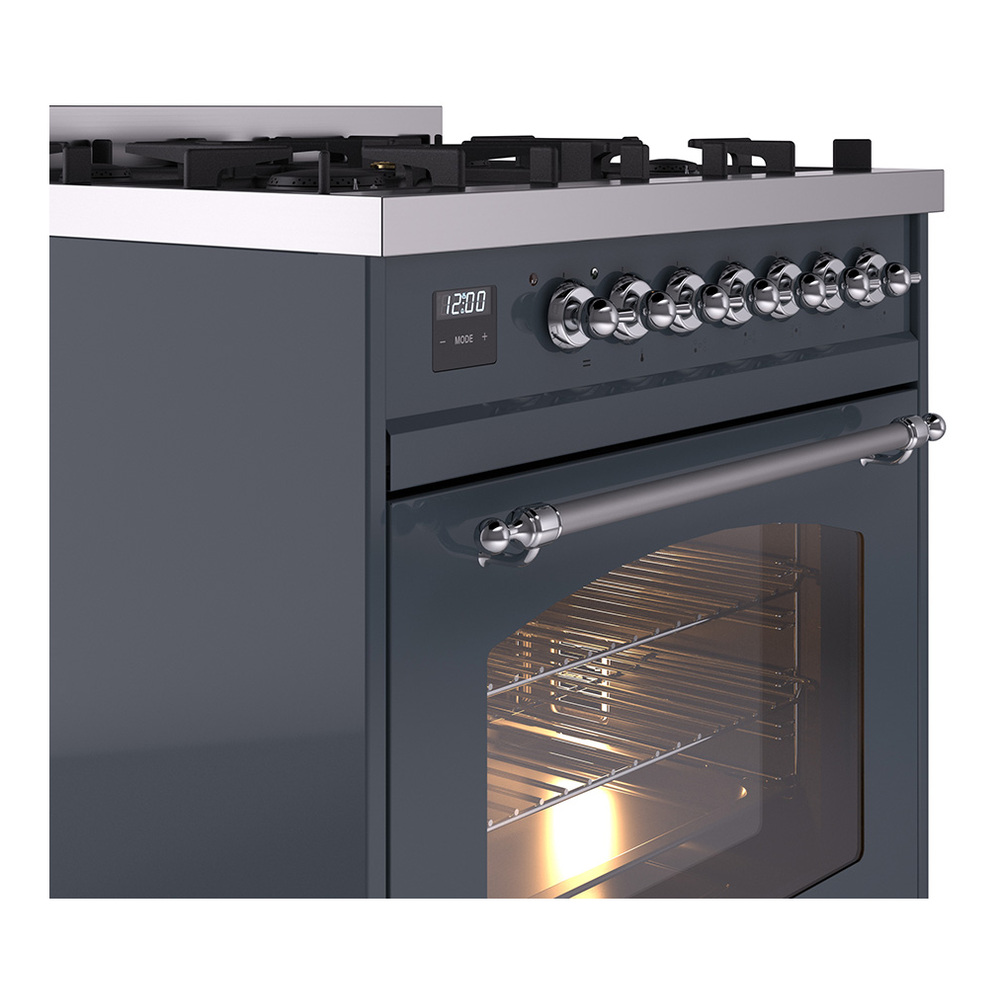 ILVE_UP30NMPBGC_Nostalgie_II_30"_Dual_Fuel_Range_details