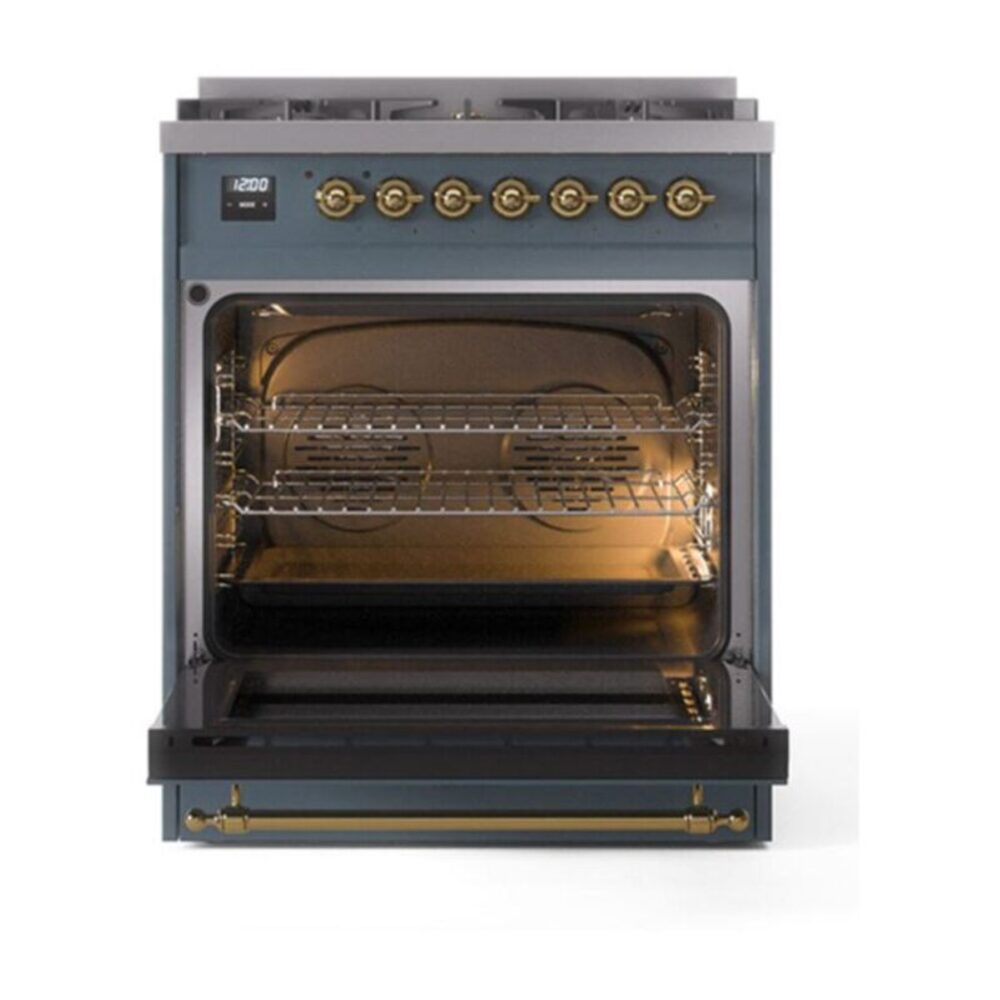 ILVE UP30NMP Nostalgie II 30 inch Dual Fuel Range with 5 Burners