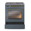 ILVE UP30NMP Nostalgie II 30 inch Dual Fuel Range with 5 Burners