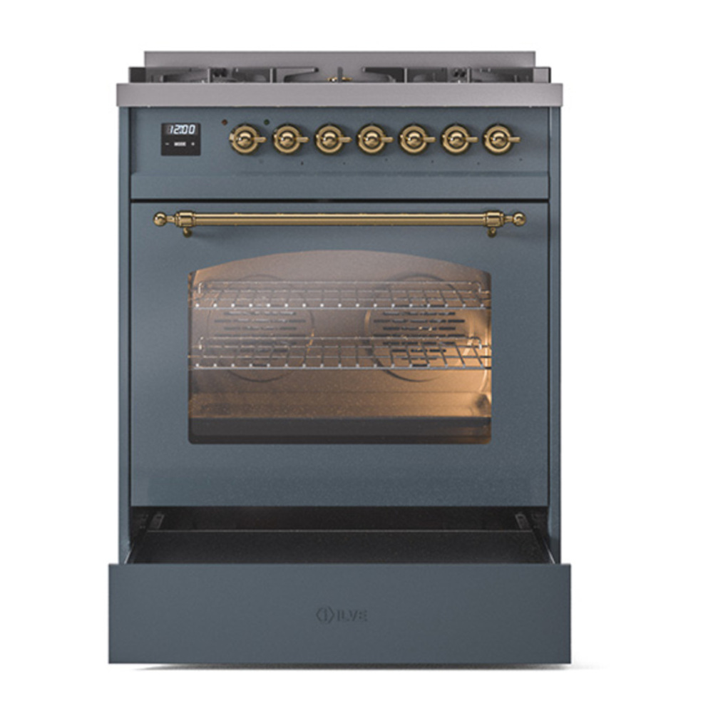 ILVE UP30NMP Nostalgie II 30 inch Dual Fuel Range with 5 Burners