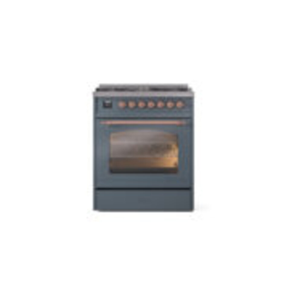 ILVE_UP30NMPBGPLP_Nostalgie_II_30"_Dual_Fuel_Range_front_view