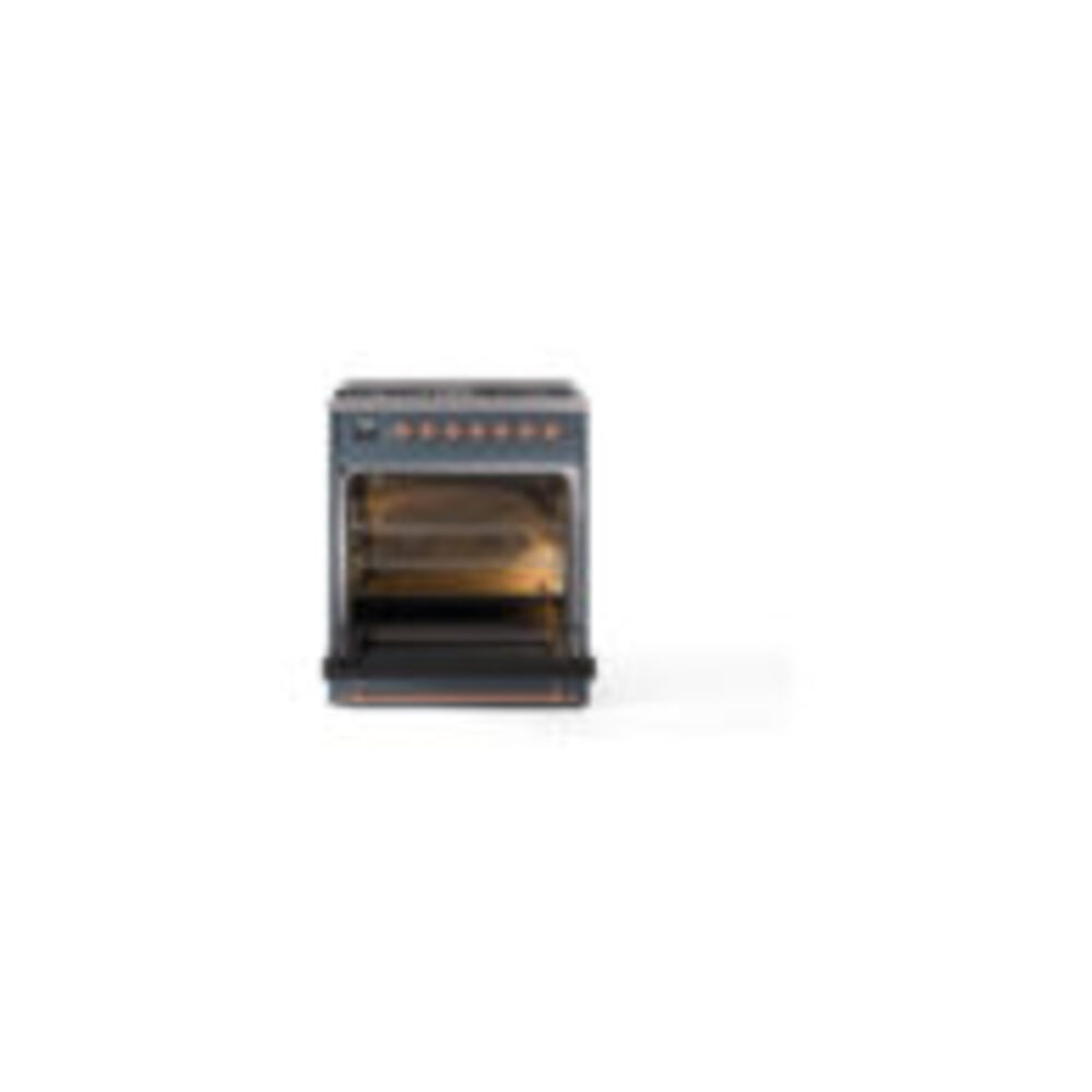 ILVE_UP30NMPBGPLP_Nostalgie_II_30"_Dual_Fuel_Range_door_opened