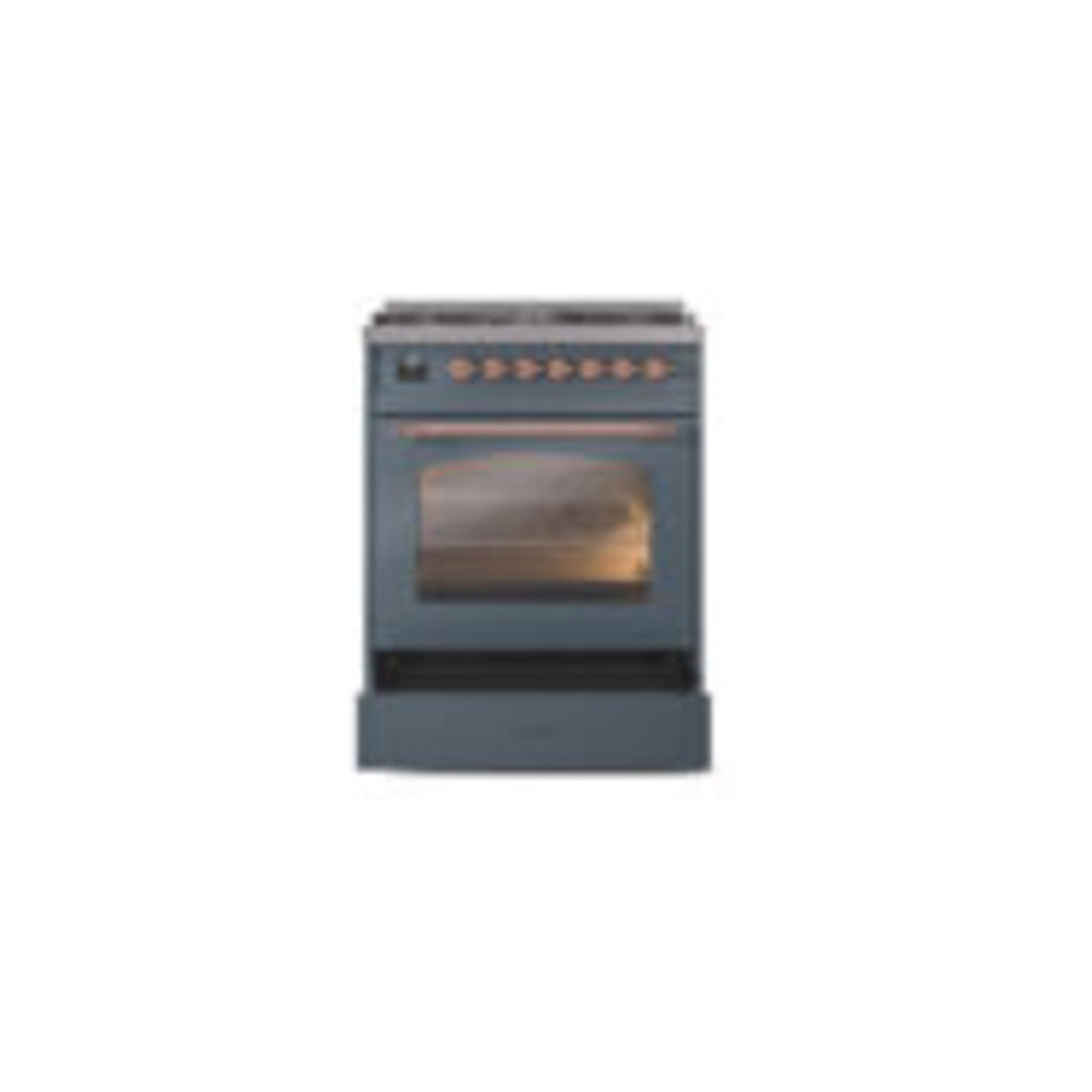 ILVE_UP30NMPBGPLP_Nostalgie_II_30"_Dual_Fuel_Range_drawer_opened