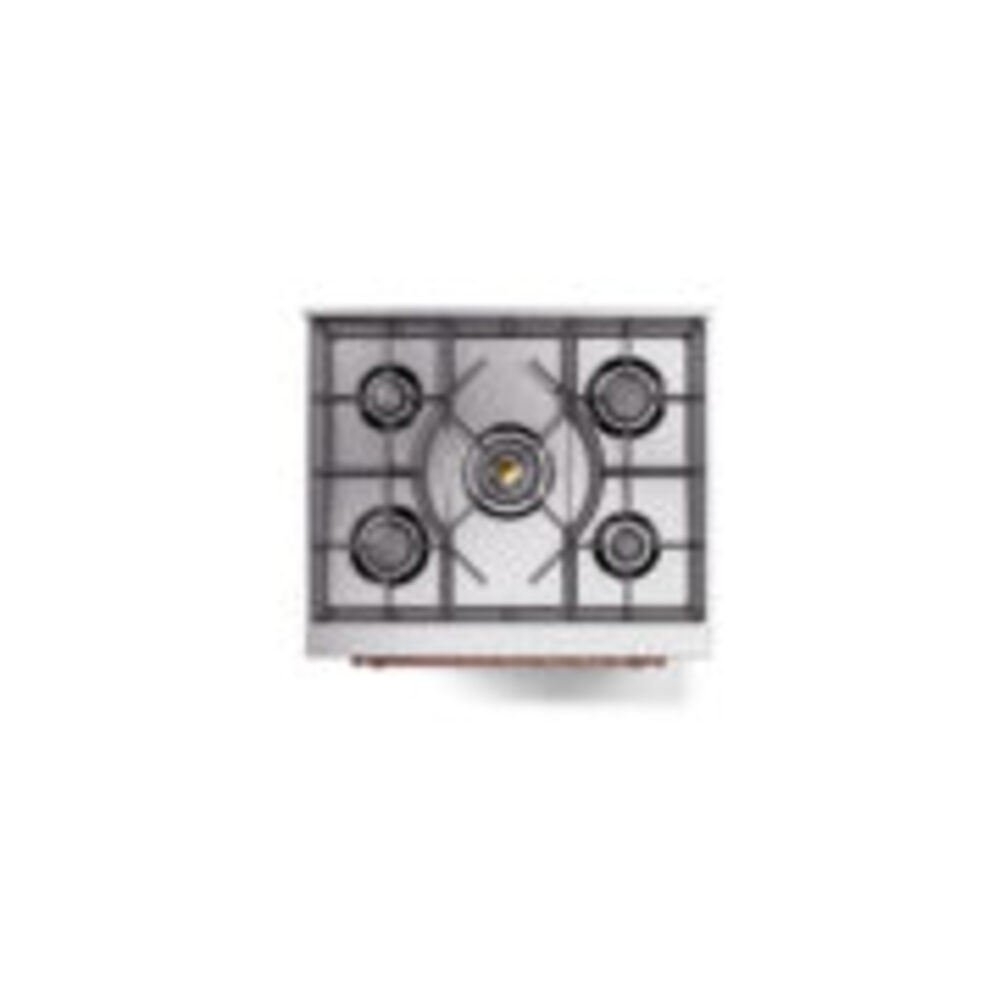 ILVE_UP30NMPBGPLP_Nostalgie_II_30"_Dual_Fuel_Range_top_view