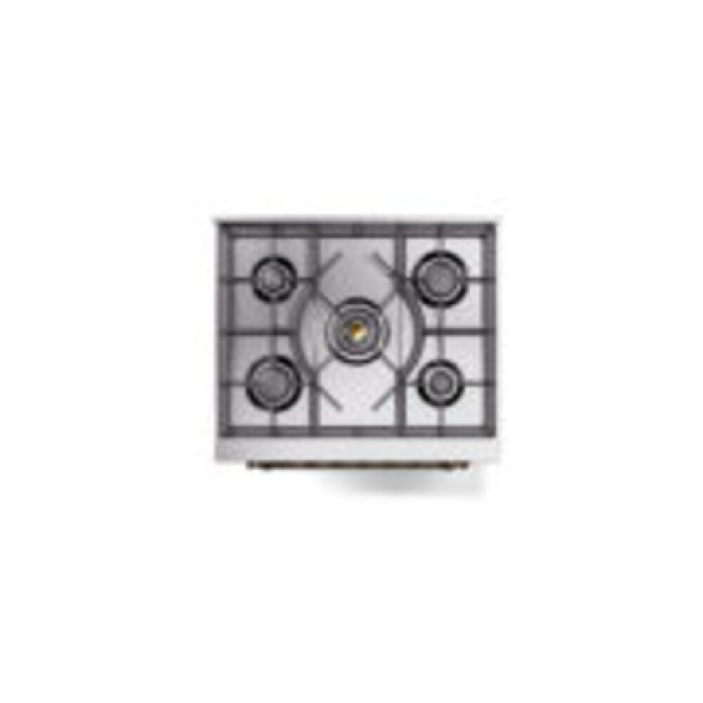 ILVE_UP30NMPBKBLP_Nostalgie_II_30"_Dual_Fuel_Range_top_view