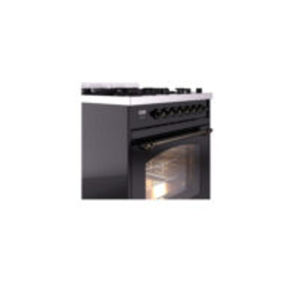 ILVE UP30NMP Nostalgie II 30 inch Dual Fuel Range with 5 Burners with 4 cu. ft. Oven Capacity
