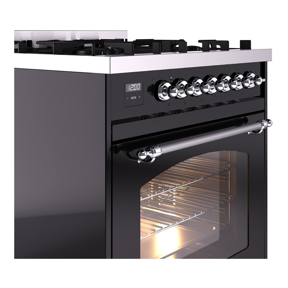 ILVE_UP30NMPBKC_Nostalgie_II_30"_Dual_Fuel_Range_details