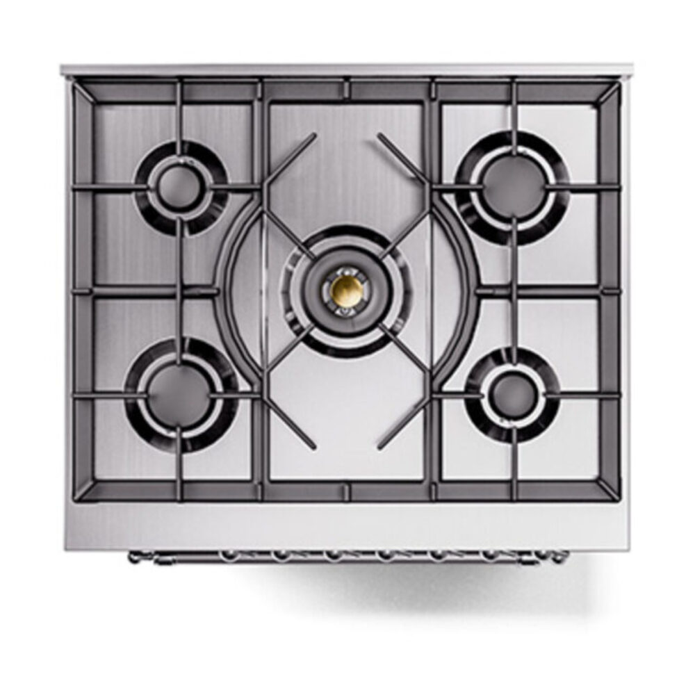 ILVE_UP30NMPBKC_Nostalgie_II_30"_Dual_Fuel_Range_top_view