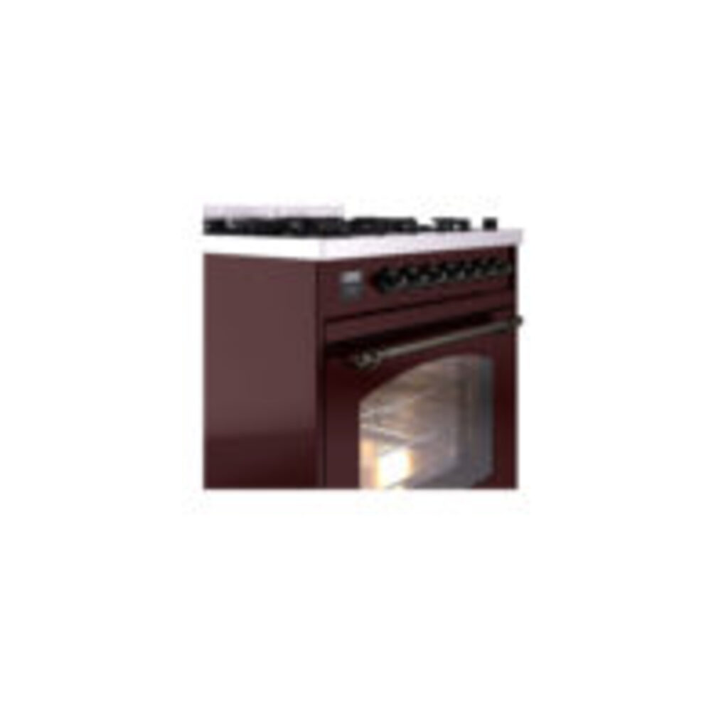 ILVE UP30NMP Nostalgie II 30 inch Dual Fuel Range with 5 Burners with 4 cu. ft. Oven Capacity