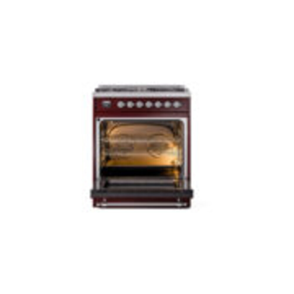 ILVE_UP30NMPBUCLP_Nostalgie_II_30"_Dual_Fuel_Range_oven_door_opened