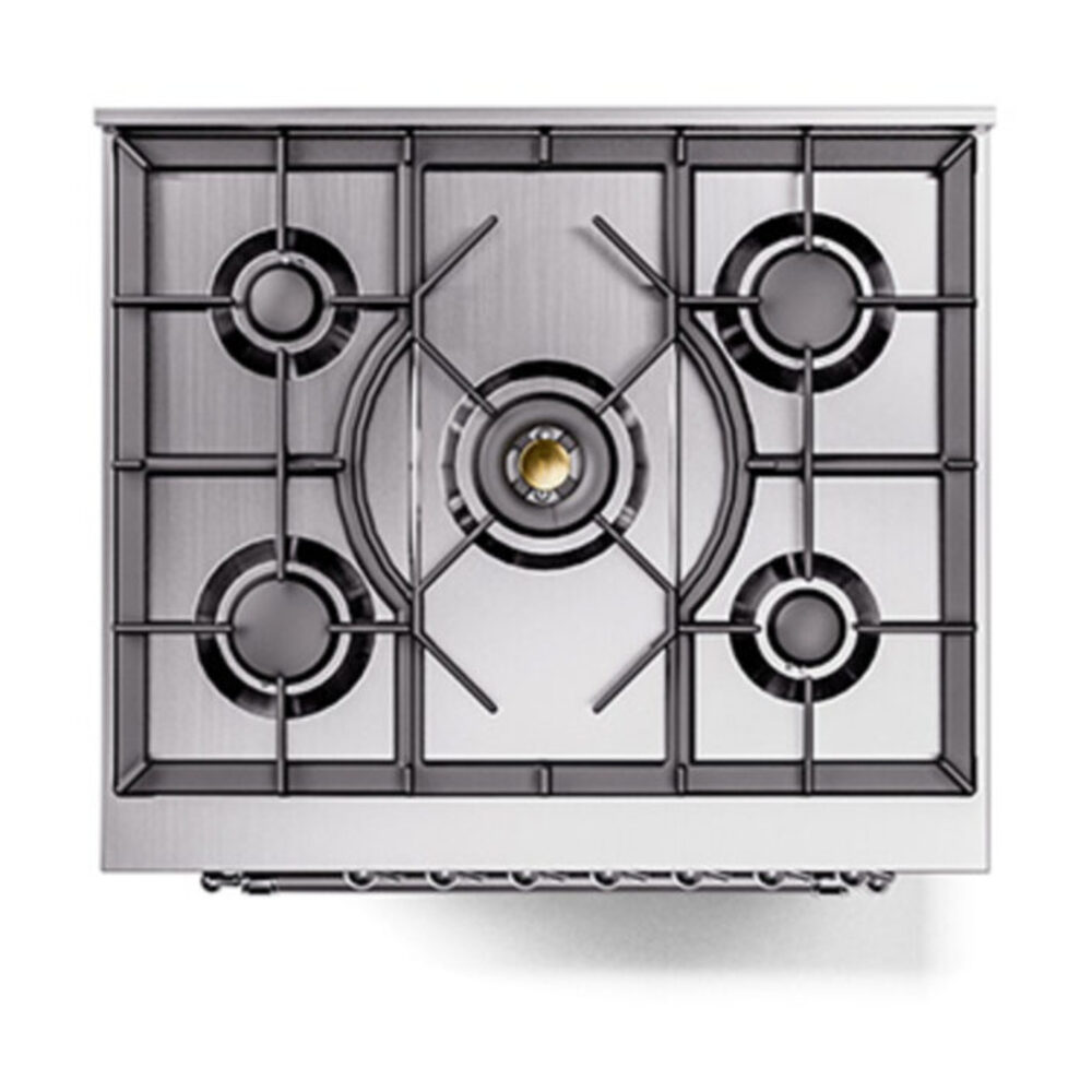 ILVE_UP30NMPBUCLP_Nostalgie_II_30"_Dual_Fuel_Range_top_view