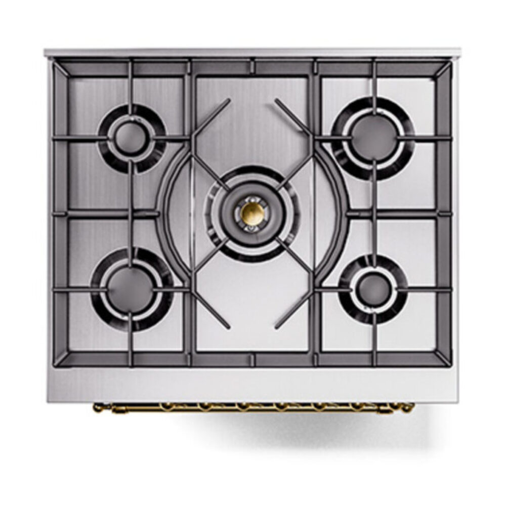 ILVE_UP30NMPBUG_Nostalgie_II_30"_Dual_Fuel_Range_top_view