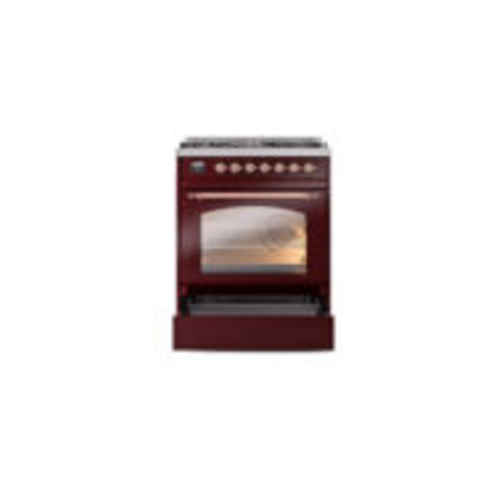 ILVE_UP30NMPBUPLP_Nostalgie_II_30"_Dual_Fuel_Range_drawer_opened