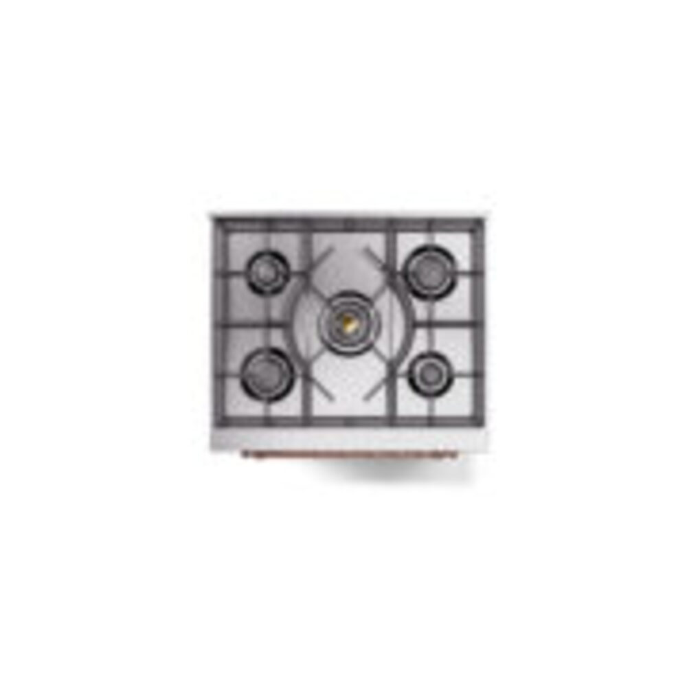 ILVE_UP30NMPBUPLP_Nostalgie_II_30"_Dual_Fuel_Range_top_view