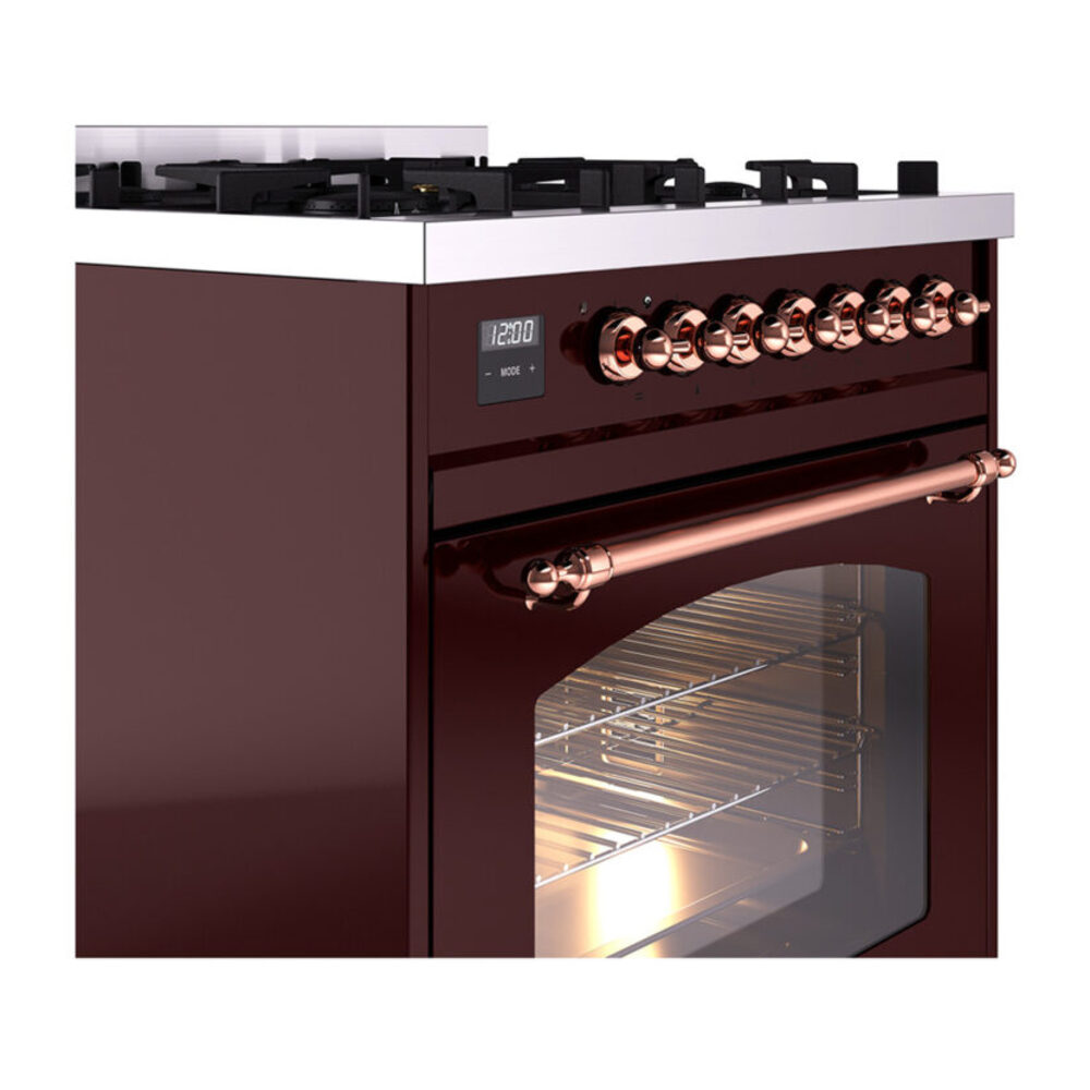 ILVE_UP30NMPBUP_Nostalgie_II_30"_Dual_Fuel_Range_details