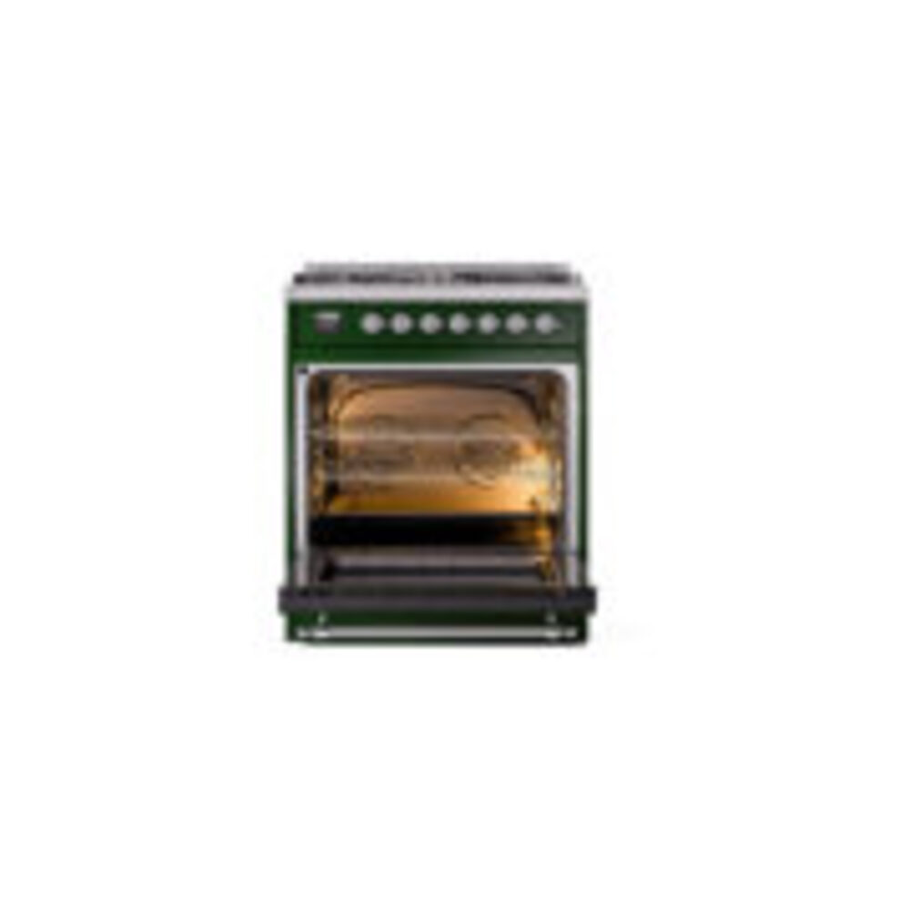 ILVE_UP30NMPEGC_Nostalgie_II_30"_Dual_Fuel_Range_oven_door_opened
