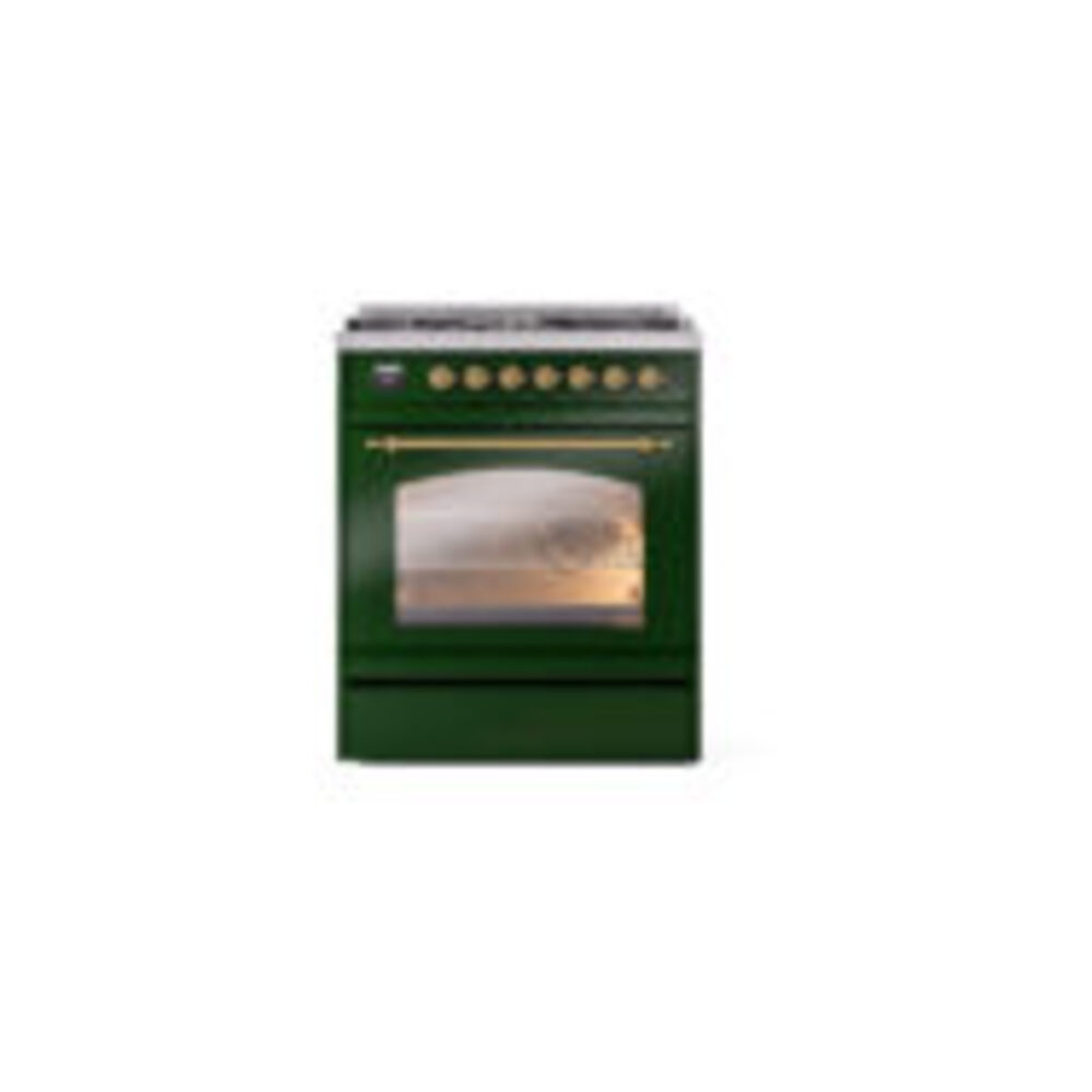ILVE_UP30NMPEGG_Nostalgie_II_30"_Dual_Fuel_Range_front_view