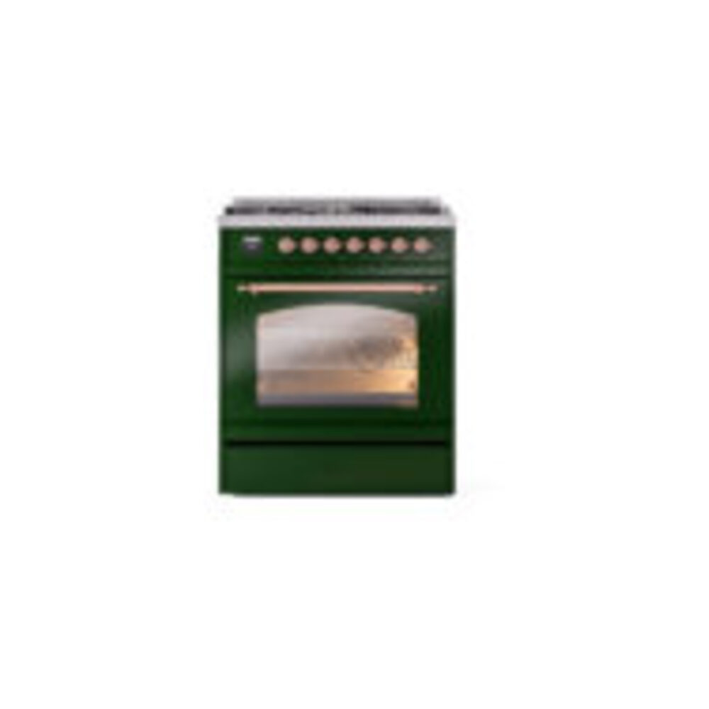 ILVE_UP30NMPEGP_Nostalgie_II_30"_Dual_Fuel_Range_front_view