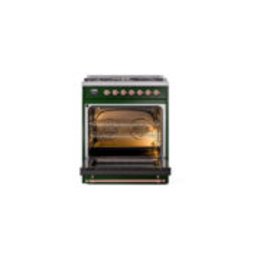 ILVE_UP30NMPEGP_Nostalgie_II_30"_Dual_Fuel_Range_oven_door_opened