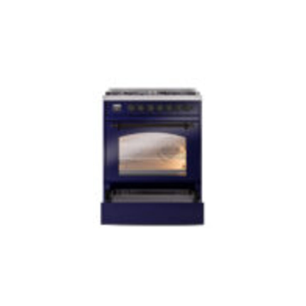 ILVE UP30NMP Nostalgie II 30 inch Dual Fuel Range with 5 Burners with 4 cu. ft. Oven Capacity