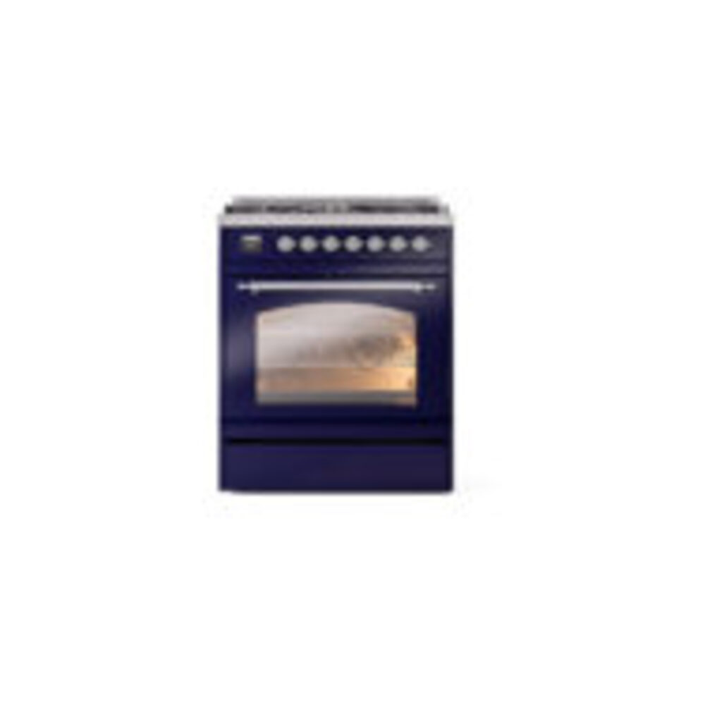 ILVE_UP30NMPMBCLP_Nostalgie_II_30"_Dual_Fuel_Range_front_view