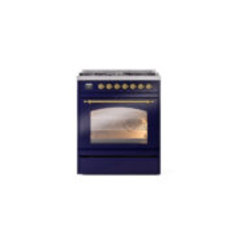 ILVE_UP30NMPMBG_Nostalgie_II_30"_Dual_Fuel_Range_front_view