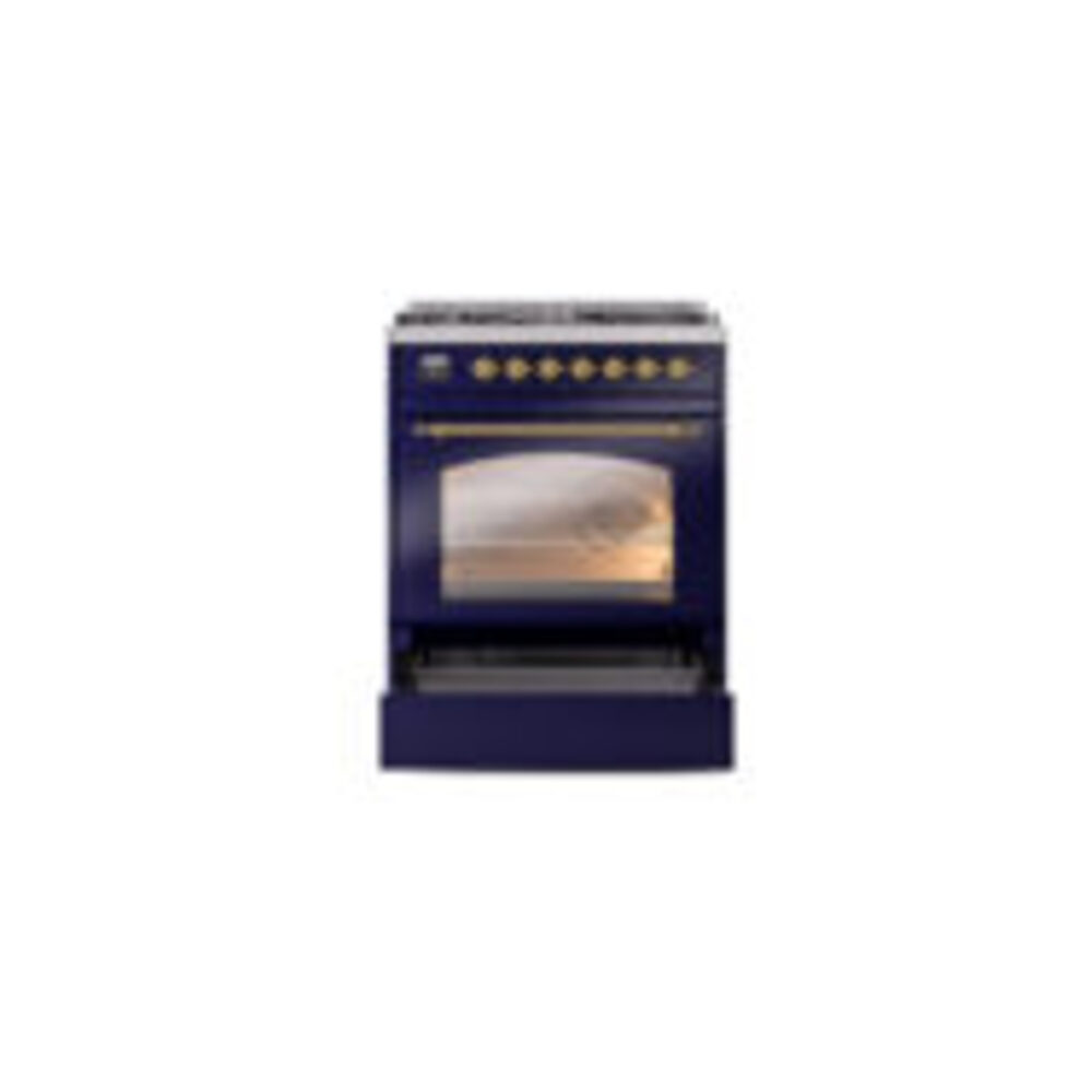 ILVE_UP30NMPMBG_Nostalgie_II_30"_Dual_Fuel_Range_drawer_opened