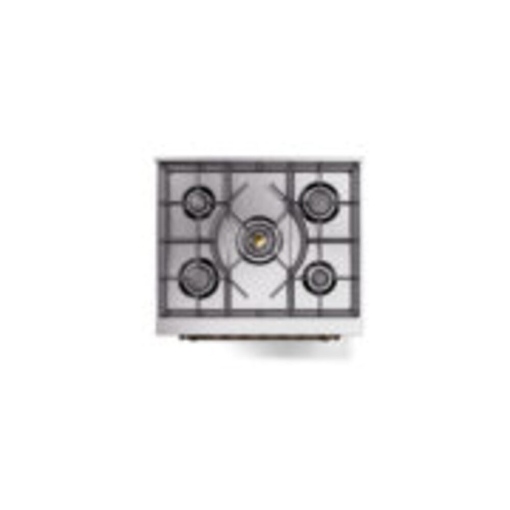 ILVE_UP30NMPMGBLP_Nostalgie_II_30"_Dual_Fuel_Range_top_view