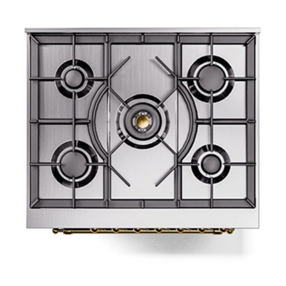 ILVE_UP30NMPMGG_Nostalgie_II_30"_Dual_Fuel_Range_top_view