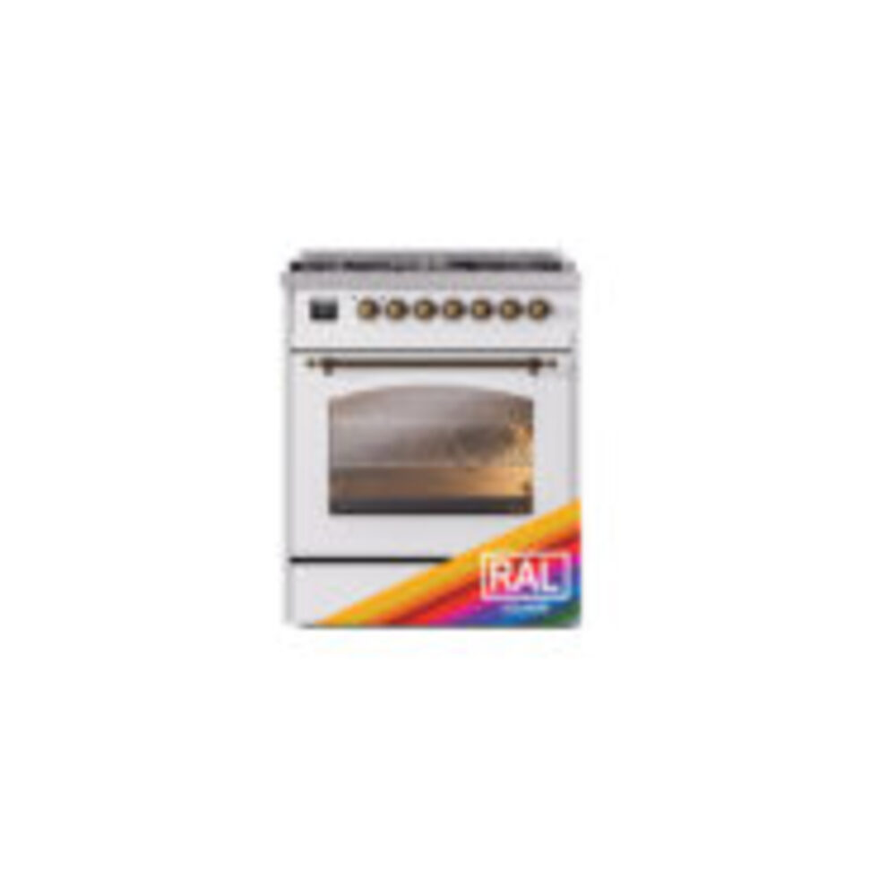 ILVE_UP30NMPRAB_Nostalgie_II_30"_Dual_Fuel_Range_front_view