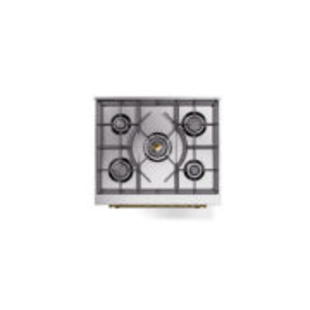 ILVE_UP30NMPRAGLP_Nostalgie_II_30"_Dual_Fuel_Range_top_view
