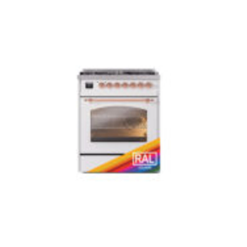 ILVE_UP30NMPRAPLP_Nostalgie_II_30"_Dual_Fuel_Range_front_view