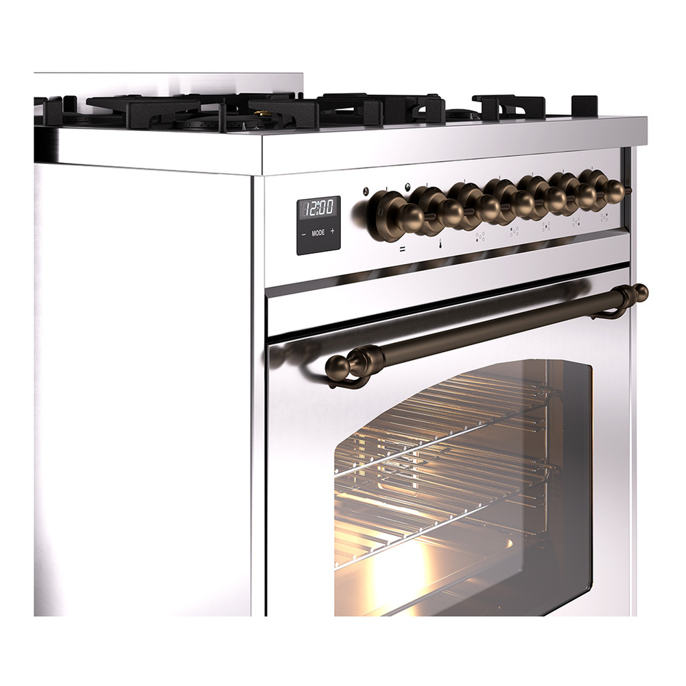 ILVE_UP30NMPSSBLP_Nostalgie_II_30"_Dual_Fuel_Range_details