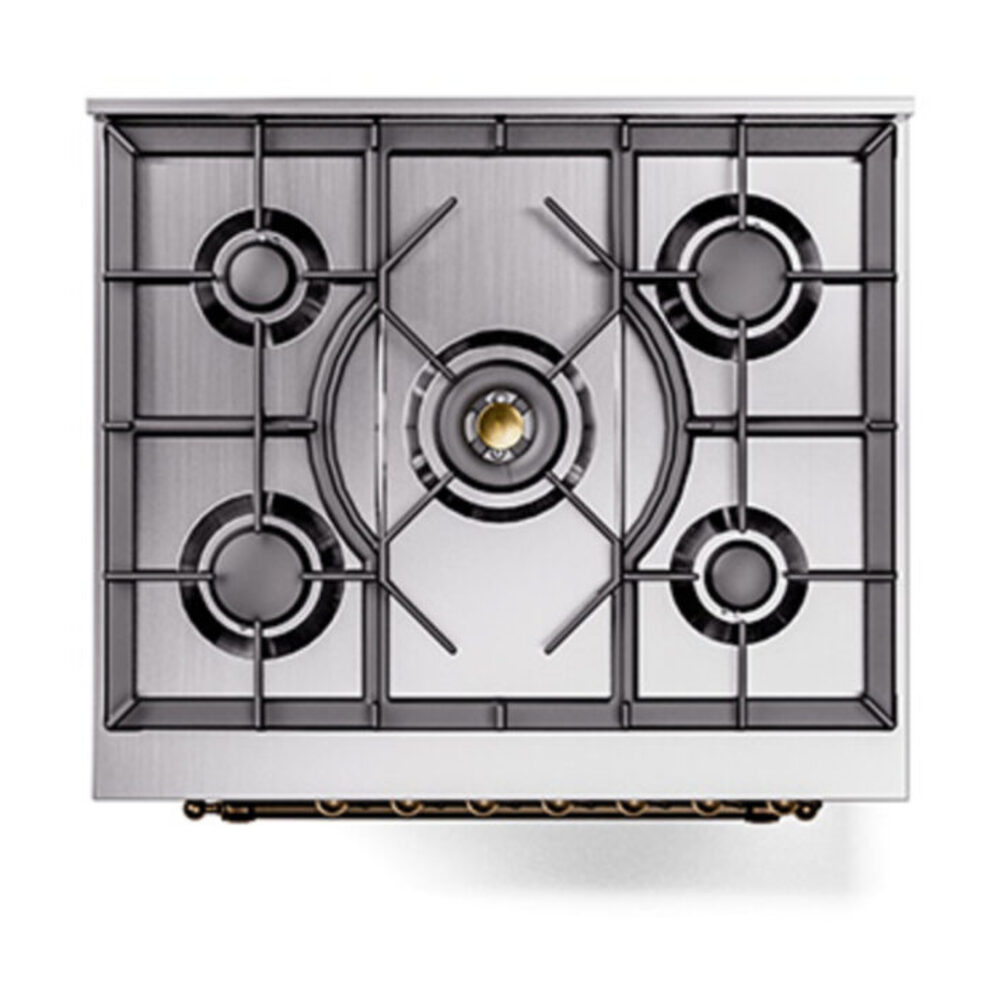 ILVE_UP30NMPSSBLP_Nostalgie_II_30"_Dual_Fuel_Range_top_view