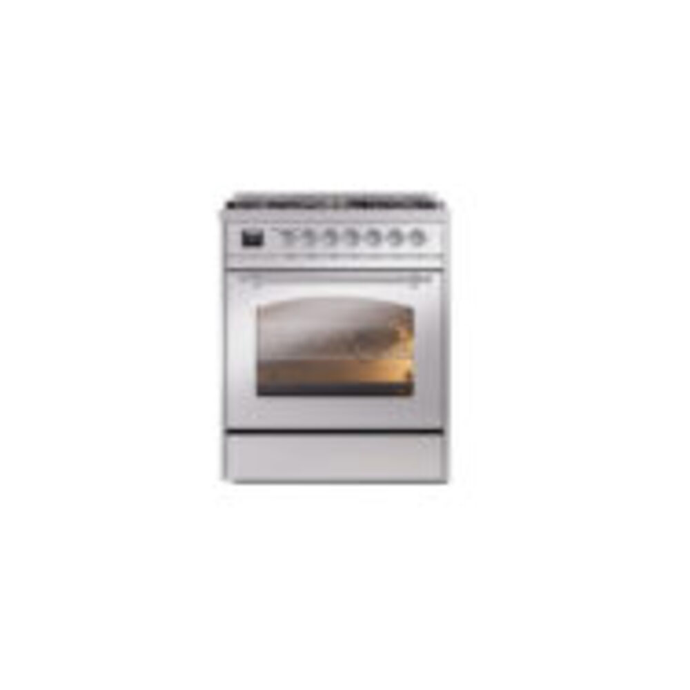 ILVE_UP30NMPSSCLP_Nostalgie_II_30"_Dual_Fuel_Range_front_view