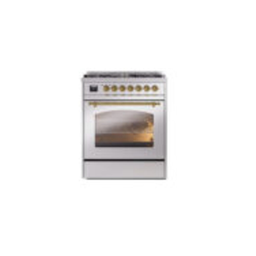 ILVE_UP30NMPSSG_Nostalgie_II_30"_Dual_Fuel_Range_front_view