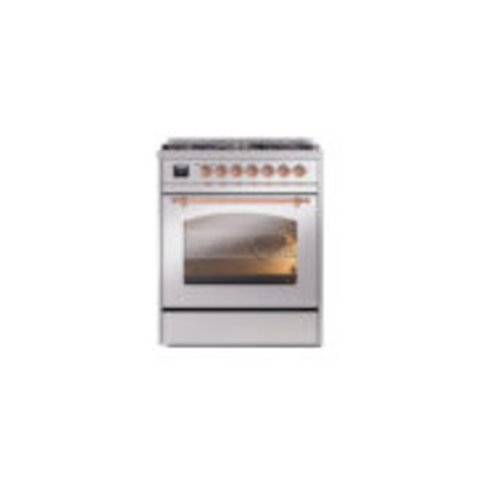 ILVE_UP30NMPSSPLP_Nostalgie_II_30"_Dual_Fuel_Range_front_view