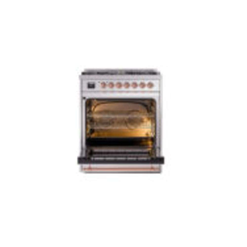 ILVE_UP30NMPSSPLP_Nostalgie_II_30"_Dual_Fuel_Range_oven_door_opened