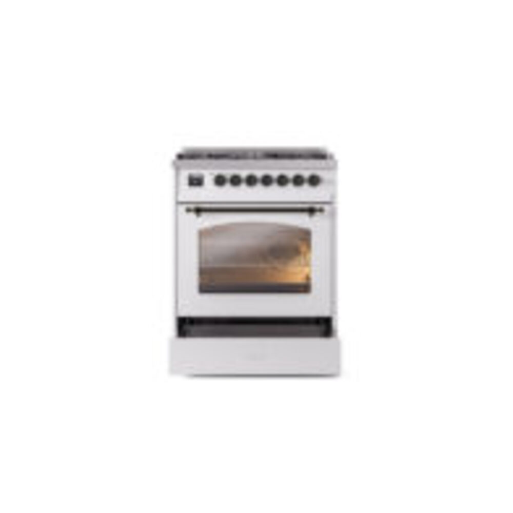 ILVE UP30NMP Nostalgie II 30 inch Dual Fuel Range with 5 Burners with 4 cu. ft. Oven Capacity
