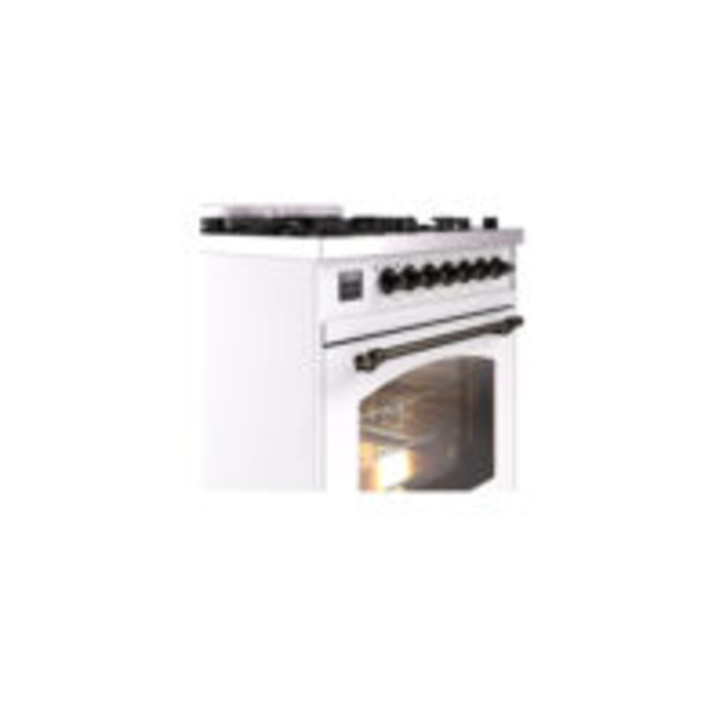 ILVE UP30NMP Nostalgie II 30 inch Dual Fuel Range with 5 Burners with 4 cu. ft. Oven Capacity