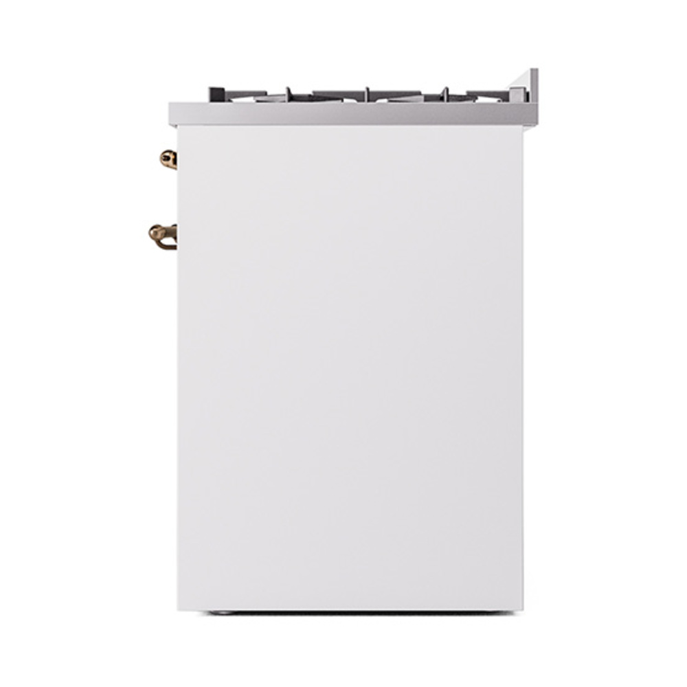 ILVE_UP30NMPWHBLP_Nostalgie_II_30"_Dual_Fuel_Range_right_side