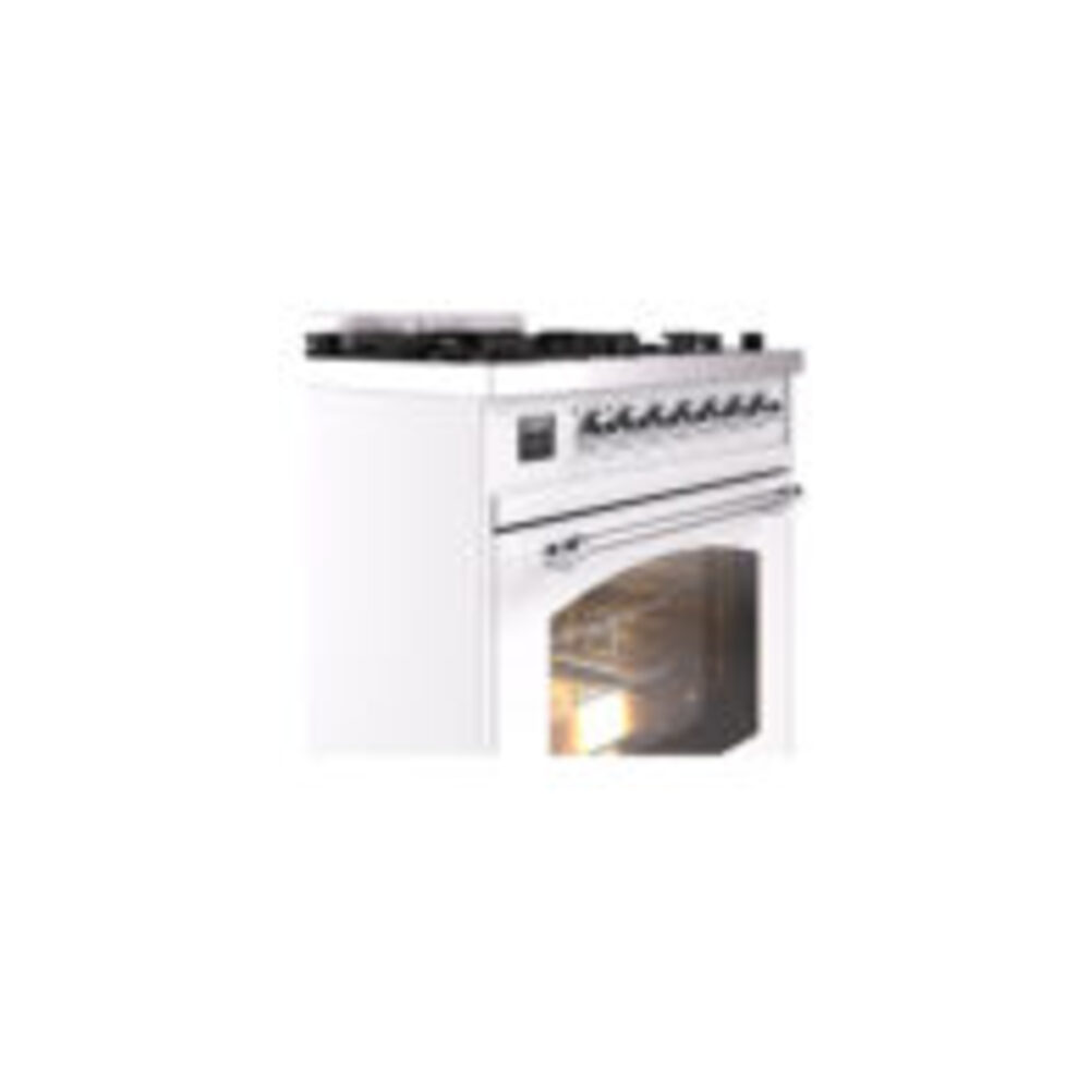 ILVE_UP30NMPWHCLP_Nostalgie_II_30"_Dual_Fuel_Range_details