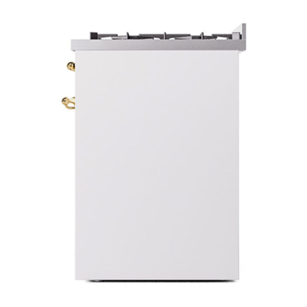 ILVE_UP30NMPWHGLP_Nostalgie_II_30"_Dual_Fuel_Range_right_side