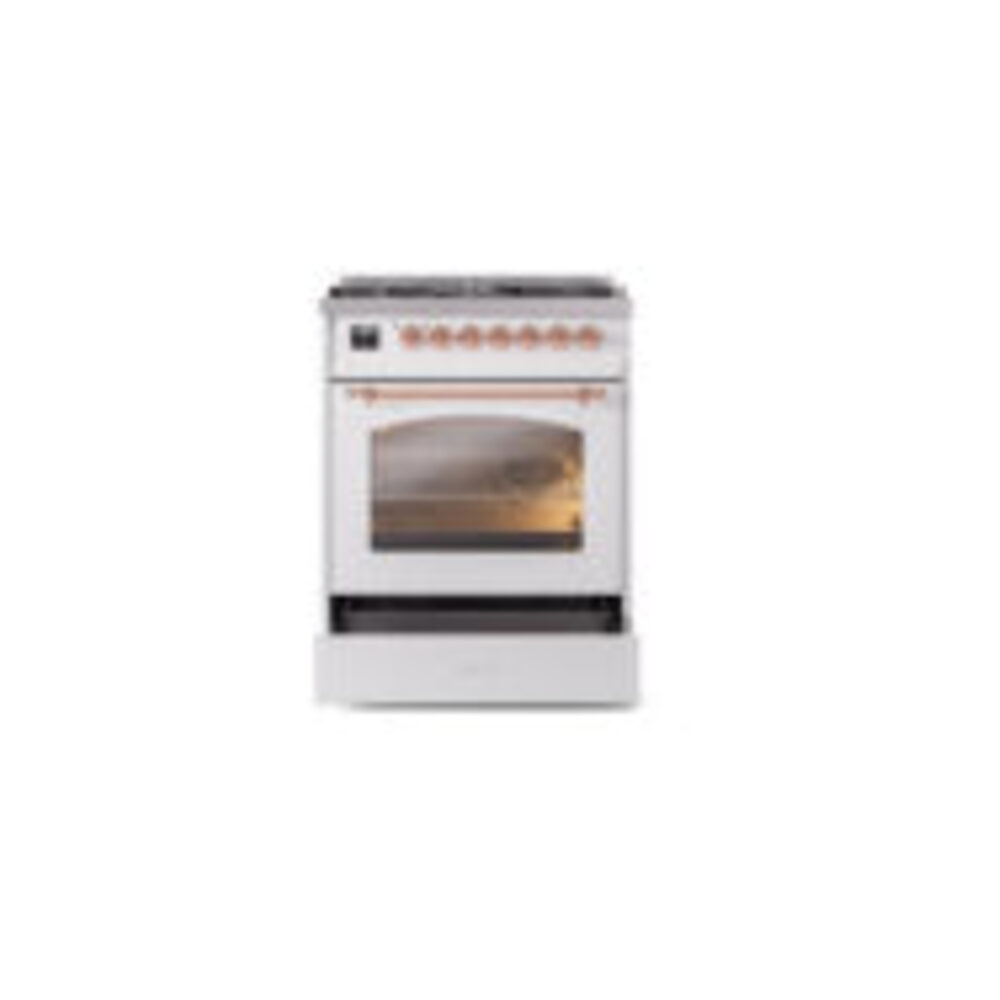 ILVE_UP30NMPWHPLP_Nostalgie_II_30"_Dual_Fuel_Range_drawer_opened