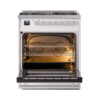 ILVE UP30WMP Professional Plus II 30" Dual Fuel RangeILVE_UP30QMPRA_oven_door_opened