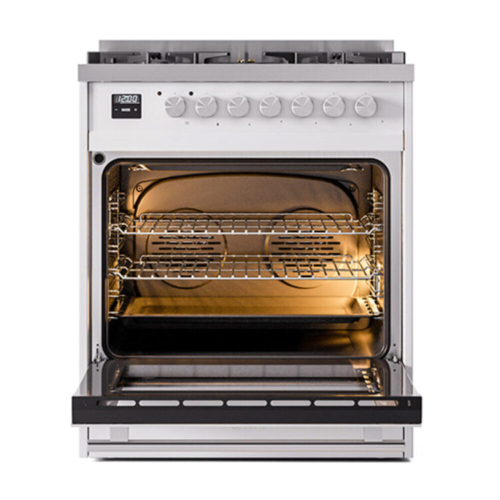 ILVE UP30WMP Professional Plus II 30" Dual Fuel RangeILVE_UP30QMPRA_oven_door_opened