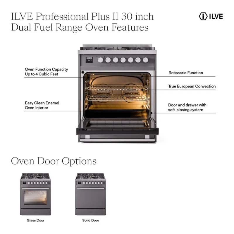 UP30QMPWH - oven features