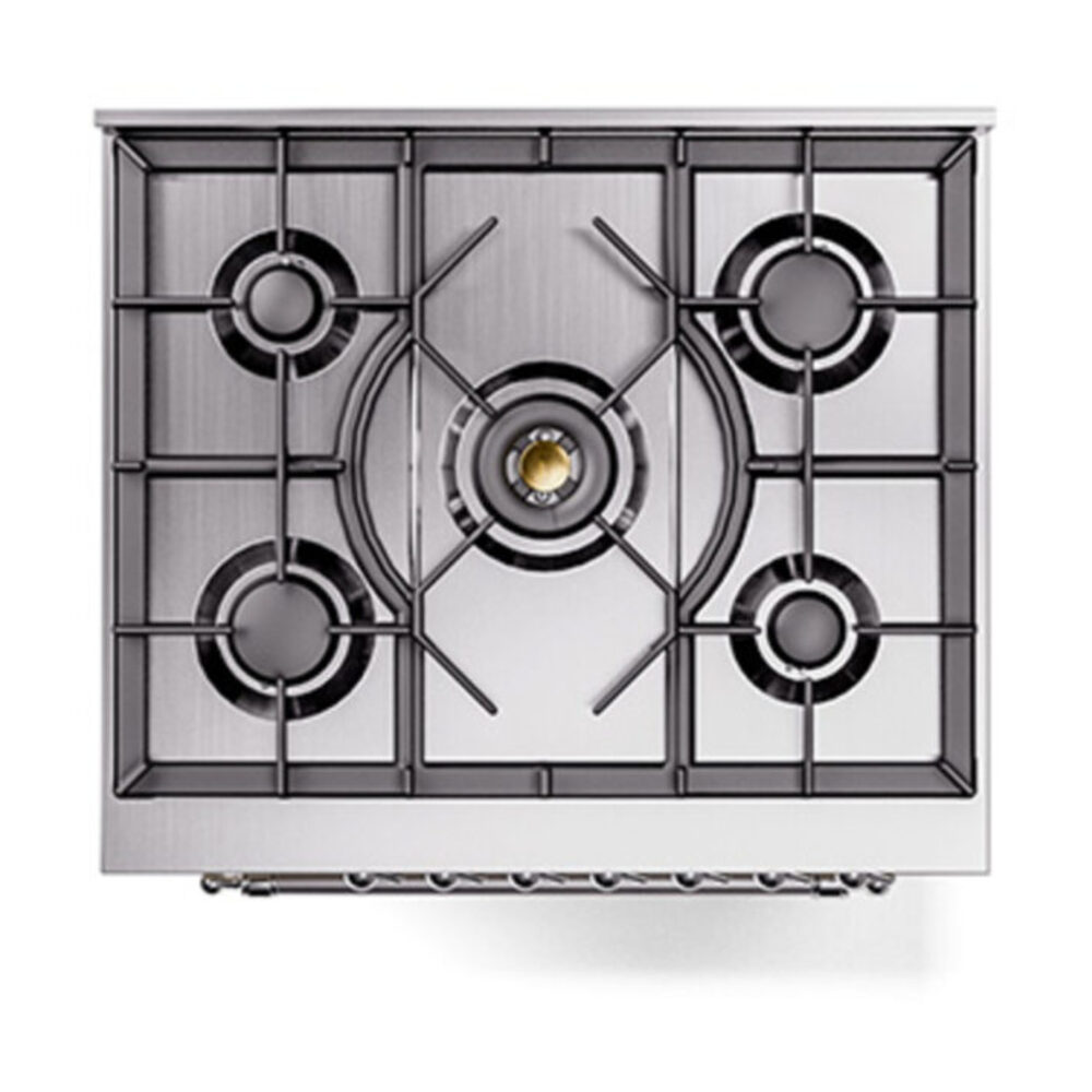 ILVE_UP30QNMPAWCLP_Nostalgie_II_30"_Dual_Fuel_Range_top_view